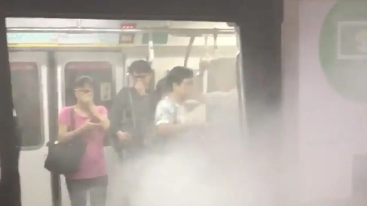  Asap di Stasiun MRT Tanjong Pagar Singapura, Penumpang Panik