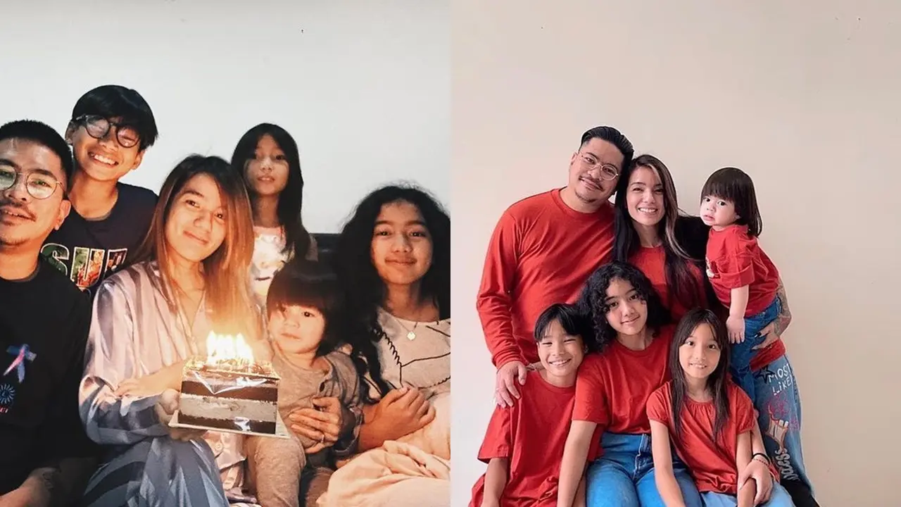 Keempat anak Sheila Marcia Kompak