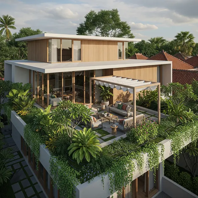 Gambar Rumah Minimalis Atap Datar