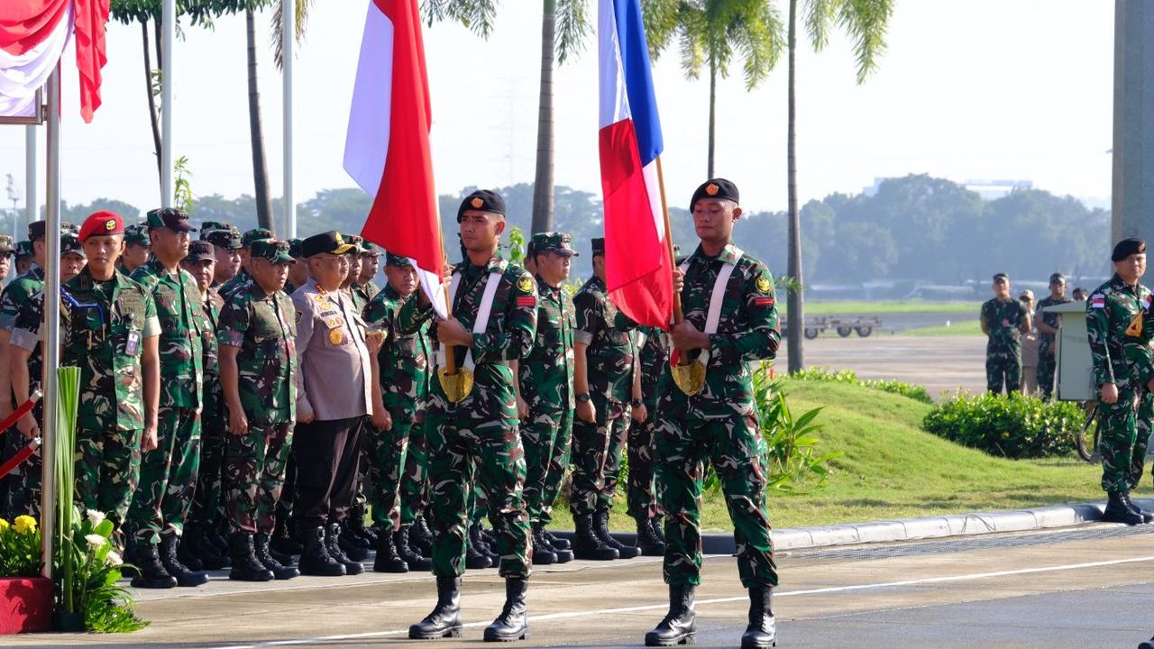 FOTO: Momen Kontingen Patriot II TNI Dilepas Menuju Prancis, Siap Meriahkan Bastille Day 2025