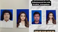 Bikin Heboh, 6 Editan Netizen Pas Foto Nikah Bareng Celine Evangelista Ini Kocak (Sumber: Instagram/celine_evangelista)