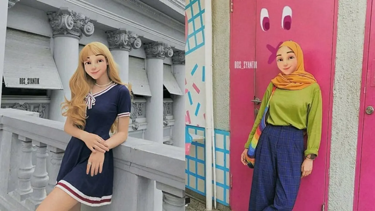 6 Editan Foto Kak Ros Upin Ipin Jadi Artis Ini Modis Banget, Kocak