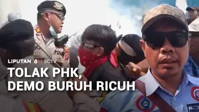 Unjuk rasa buruh menolak PHK di Kabupaten Serang, Banten, berlangsung ricuh karena massa memaksa masuk ke kantor perusahaan. Sementara di Jakarta, koalisi serikat buruh memberikan masukan kepada panja DPR terkait penyusunan RUU Ketenagakerjaan.