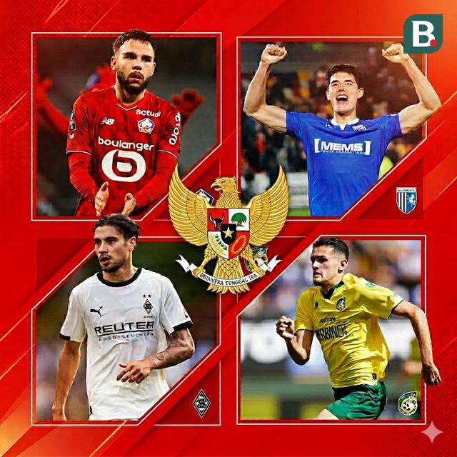 Ilustrasi pemain Timnas Indonesia di kompetisi Eropa. (Bola.com/Gemini)