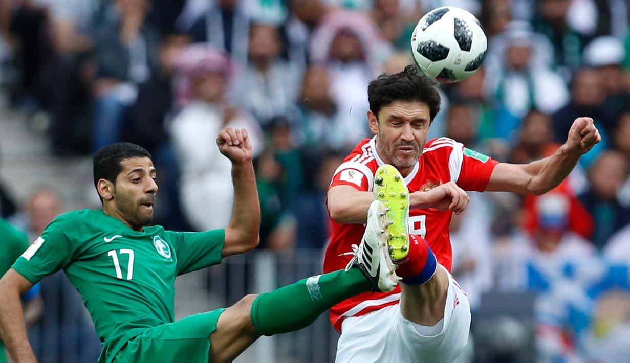 FOTO Rusia Menang Telak 5 0 Atas Arab Saudi Bola Liputan6com