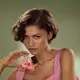 Zendaya tampil dengan gaya feminin modern saat terpilih jadi brand ambassador Prada Beauty (Prada Beauty)
