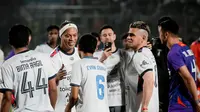 Ronaldinho di Trofeo Meet the Star. (Bola.com/Iwan Setiawan).