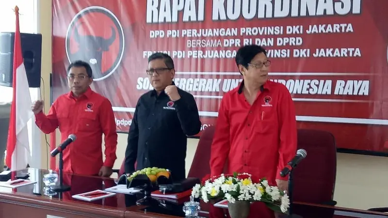 Rapat koordinasi DPD PDIP DKI Jakarta