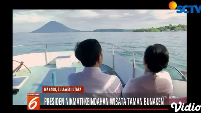 Presiden Jokowi berencana menata ulang kawasan Taman Nasional Bunaken.