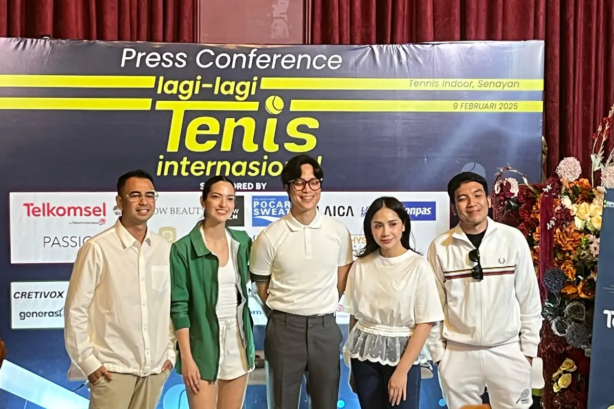 Konferensi Pers "Lagi Lagi Tennis" pada hari Senin (20/01/2025) di Le Nusa. (Dok/Fimela.com/Rianti Fitri Wulandari)