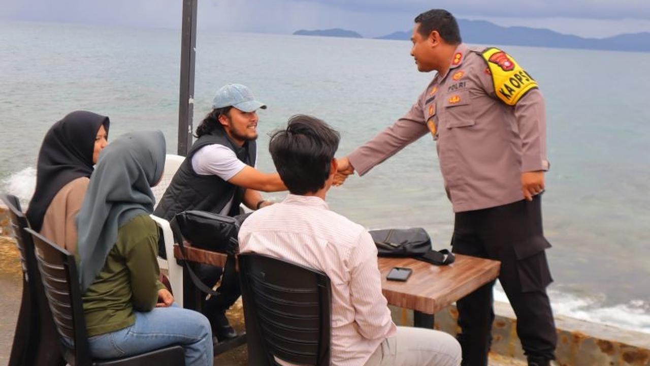 Polres Anambas Pastikan Pengamanan Nataru Anambas Optimal di Objek Wisata