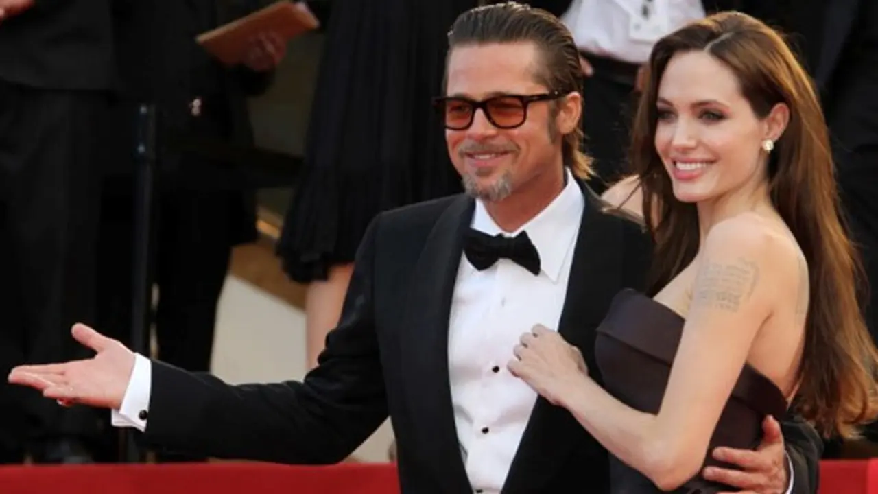 Angelina Jolie dan Brad Pitt 