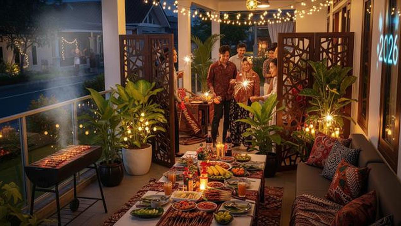 8 Desain Teras Sempit Tapi Luas untuk Acara BBQ Malam Tahun Baru 2026