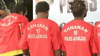 Polres Jayawijaya menetapkan 14 orang pelaku rusuh Wamena. (Liputan6.com/Stefanus Tarsi/Katharina Janur)