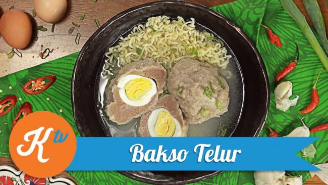 Sajikan menu buka puasa istimewa dengan resep praktis bakso telur berikut ini. (Foto: Kokiku Tv)