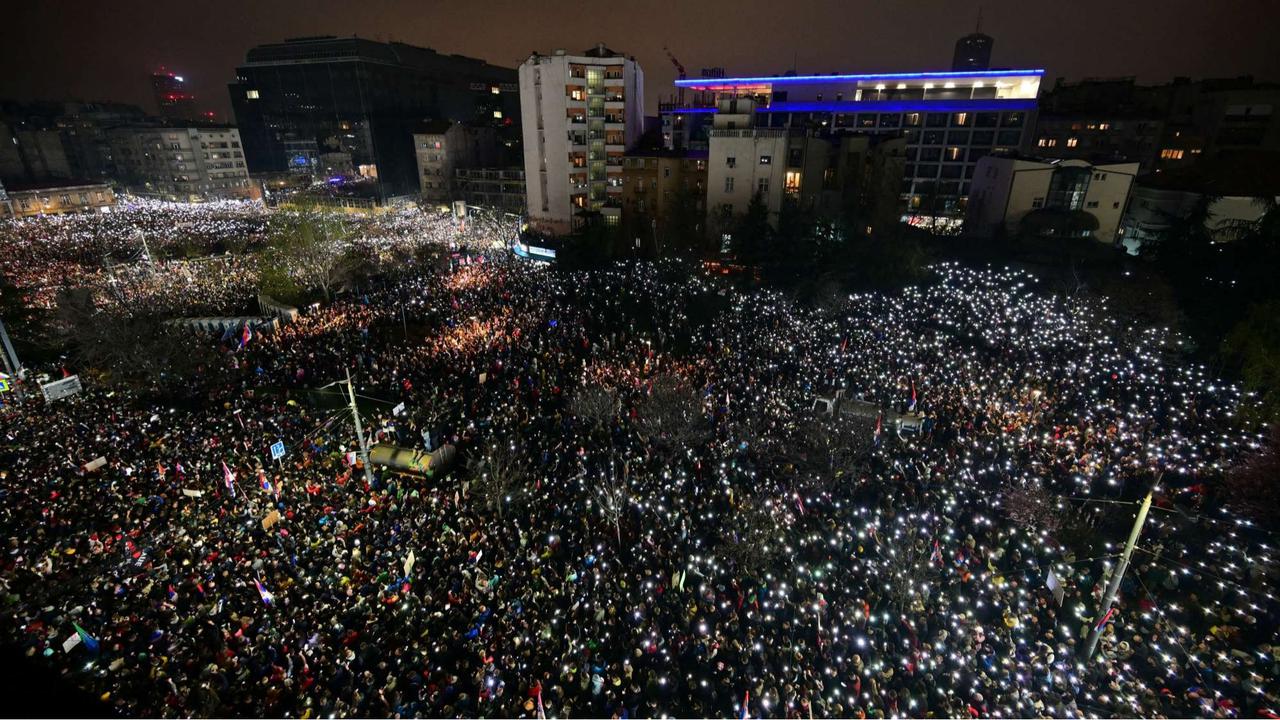 Demo Antikorupsi Terbesar Guncang Serbia