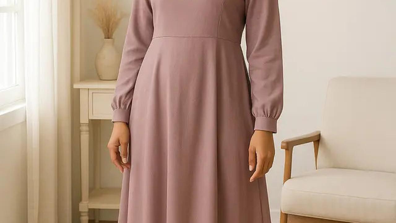 7 Inspirasi Gamis Warna Pastel untuk Kulit Sawo Matang, Tampil Cerah Alami dan Makin Pede