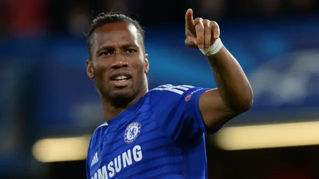 Didier Drogba striker Pantai Gading yang pernah membela Chelsea disambut jeritan histeris suporter klub Montreal Impact di Kanada.