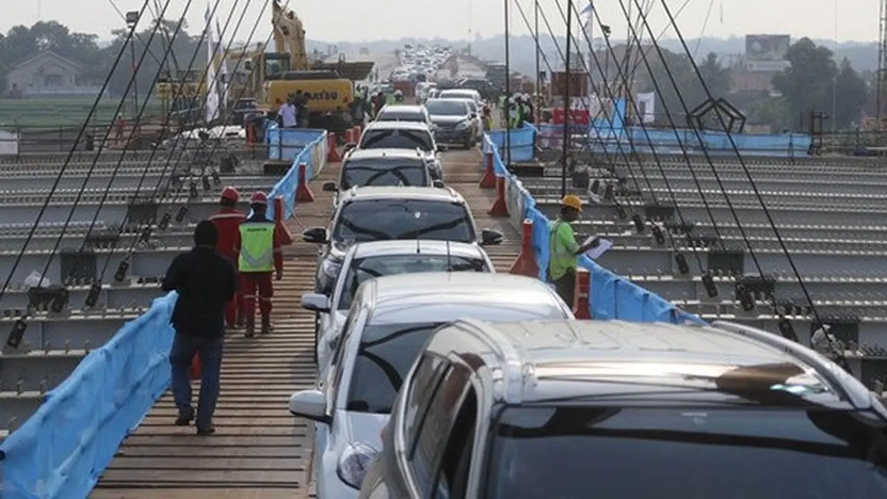 Jembatan Kali Kuto. ©Liputan6.com/Arya Manggala