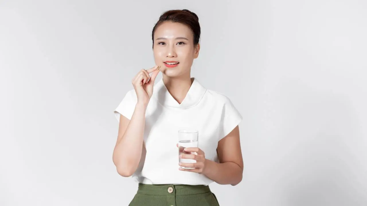 Ilustrasi suplemen herbal.