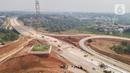 Proyek Jalan Tol Cinere-Serpong Seksi 2 sepanjang 3,6 km  saat ini memasuki fase akhir.(merdeka.com/Arie Basuki)