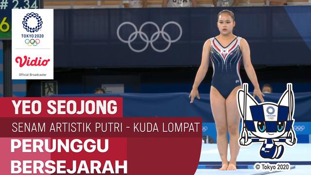 Berita video aksi-aksi atlet senam artistik Korea Selatan, Yeo Seo-jeong, saat mencetak sejarah di Olimpiade Tokyo untuk nomor vault putri, Minggu (1/8/2021) sore hari WIB.