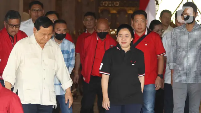 Puan Maharani Temui Prabowo di Hambalang