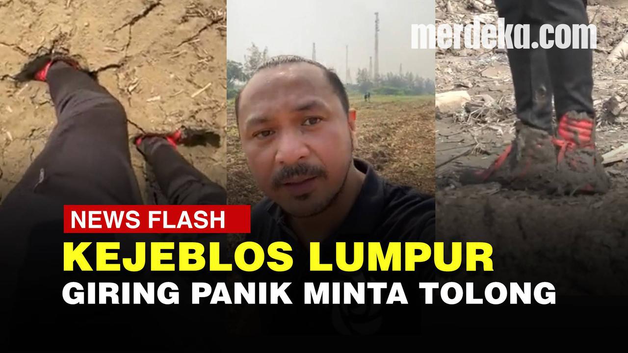 VIDEO: Giring Terperosok ke Lumpur saat Datangi Proyek Sirkuit Formula E di Ancol