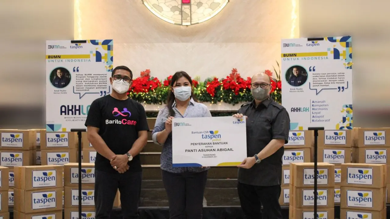 TASPEN berkomitmen untuk terus menjalankan program Tanggung Jawab Sosial dan Lingkungan (TJSL)