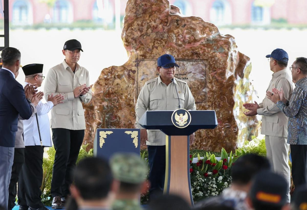 Menko AHY dampingi Prabowo resmikan SMATaruna Nusantara