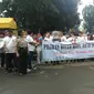 Kampanye Pilkada damai di depan Balai Sudirman jelang penetapan pasangan calon Pilgub DKI Jakarta (Liputan6.com/Muslim)