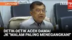 Wakil Presiden Jusuf Kalla blak-blakan proses negosiasi damai Aceh. Hal ini disampaikannya saat rapat dengar pendapat umum dengan Badan Legislasi DPR tentang RUU Pemerintahan Aceh di Gedung DPR, Jakarta, Kamis (11/9).