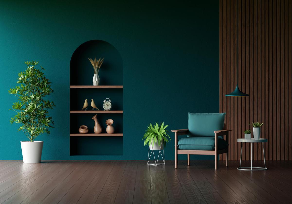 Cat Rumah Warna Deep Green