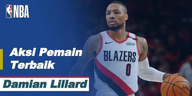 VIDEO: Aksi-Aksi Terbaik dari Bintang Portland Trail Blazers, Damian Lillard di NBA Hari Ini