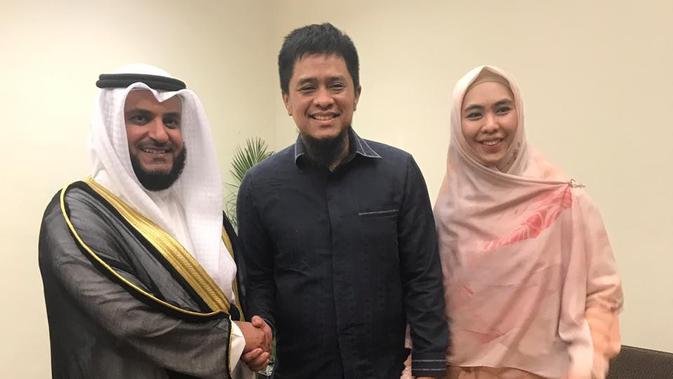 Syaikh Misyari Rasyid Alafasy, Ory Vitrio dan Oki Setiana Dewi (Istimewa)