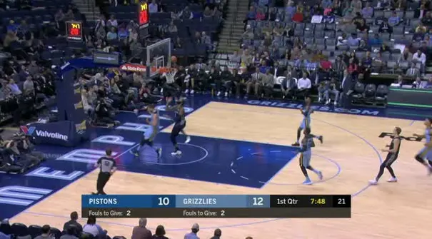 Berita video game recap NBA 2017-2018 antara Memphis Grizzlies melawan Detroit Pistons dengan skor 130-117.