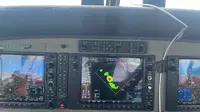Oemerintah menerapkan teknologi modifikasi cuaca (TMC) dengan metode penyemaian awan. (Foto: BNPB).
