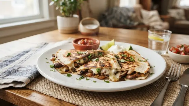 Quesadilla Isi Keju dan Sayuran