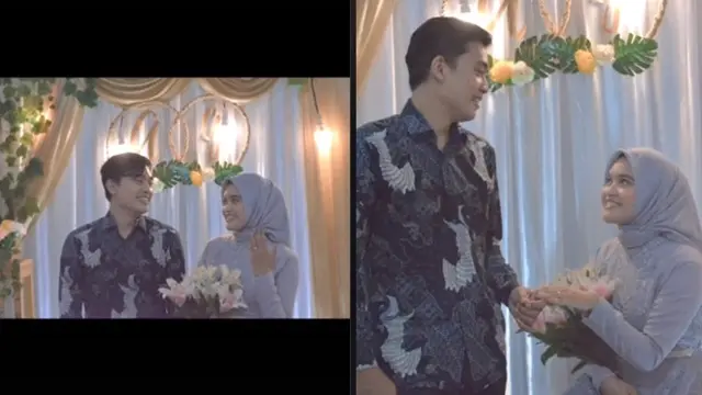 Kenal Lewat Aplikasi Game Online, Momen Lamaran Pasangan Ini Bikin Baper