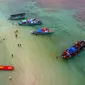 Pulau Pahawang merupakan salah satu pulau terindah yang dimiliki Indonesia. Foto: Andi Jatmiko/ Liputan6.com.