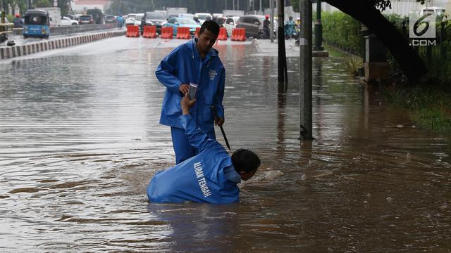 Bertahun-tahun tidak Banjir, Kini Kawasan Gambir Kembali Terendam