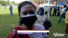 Acara vaksinasi massal ini menghadirkan pocong lengkap dengan keranda mayat. Pesan yang ingin disampaikan akibat warga yang menolak vaksin dan abai terhadap protokol kesehatan maka akan berakibat fatal.