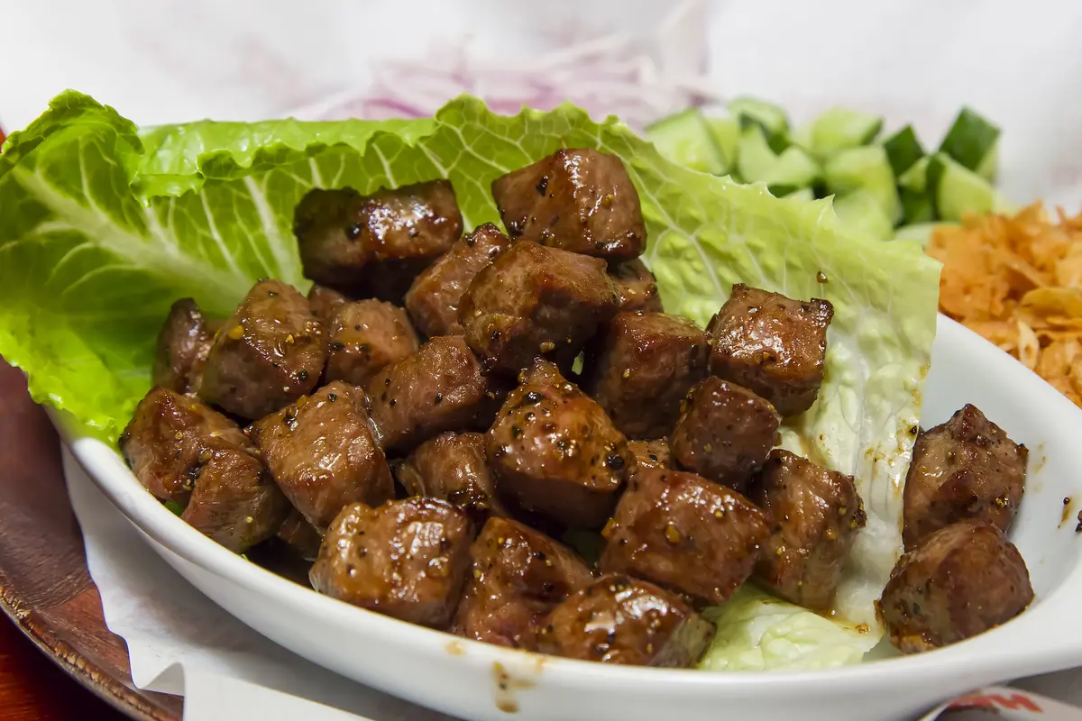 sate goreng kambing