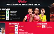 Lengkap! Jadwal Tontonan Olahraga Akhir Pekan Eksklusif di Vidio