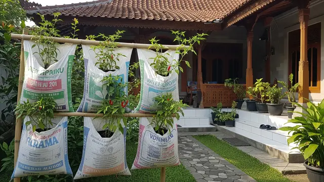 7 Model Rak Cabai Gantung dari Barang Bekas, Kreatif dan Hemat