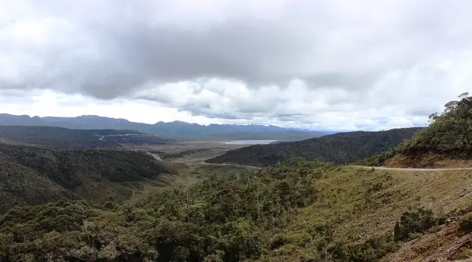 Zona Trans Papua menuju Danau Habema termasuk zona merah Organisasi Papua Merdeka. (Foto: Liputan6.com/Fitri Haryanti Harsono)