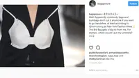Siapa sangka bra juga dapat menjadi inspirasi sebuah tas unik. (Foto: Instagram/ bagsposure)