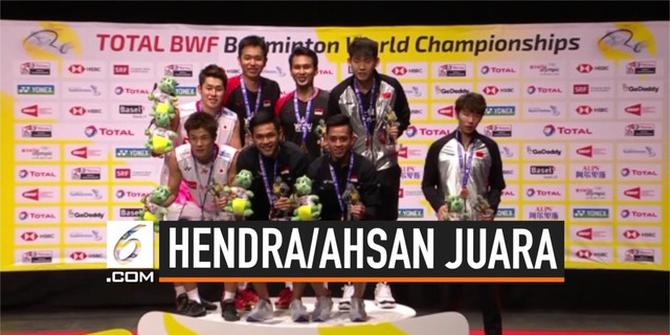 VIDEO: Hendra/Ahsan Raih Emas di Kejuaraan Dunia Bulu Tangkis 2019