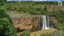 Pemandangan Curug Awang yang berada di desa Taman Jaya, Ciletuh, Sukabumi, Jawa Barat  (24/6). Curug Awang sendiri adalah air terjun pertama dari deretan tiga air terjun di sungai Ciletuh yang ada di desa Taman Jaya. (Merdeka.com/Arie Basuki)