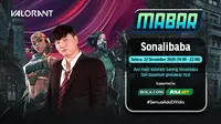 Main bareng Valorant bersama Sonalibaba, Selasa (22/12/2020) pukul 19.00 WIB dapat diasksikan melalui platform Vidio, laman Bola.com, dan Bola.net. (Dok. Vidio)